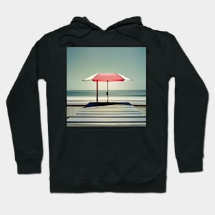 Minimalist Beach Landscape Hoodie